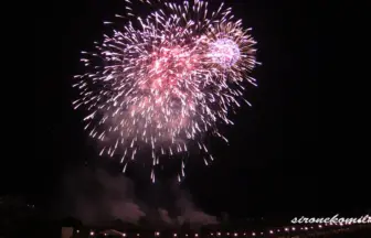 Nippashi River River Festival fireworks display 2014