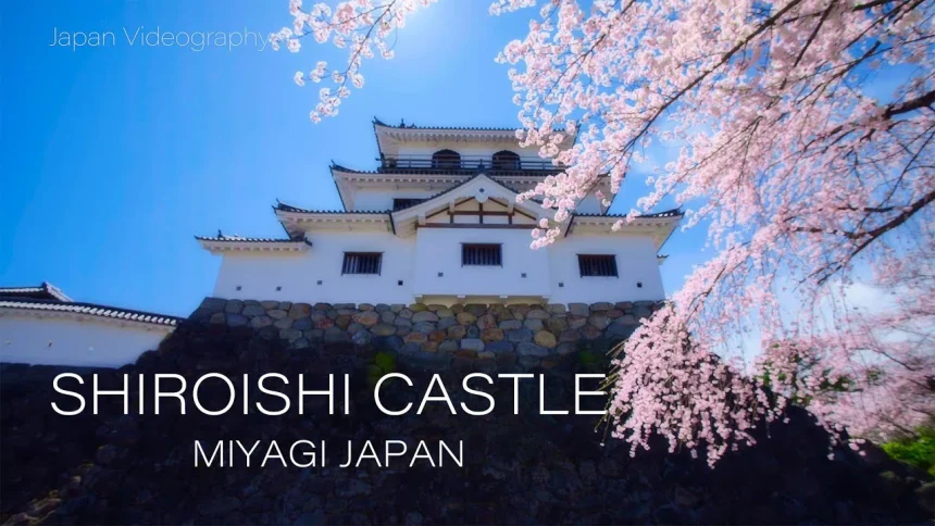 Cherry Blossoms Bloom in Shiroishi Castle Ruins | Shiroishi, Miyagi Japan
