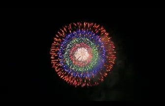 All Japan 12 inch shells Design Hanabi Contest in Akagawa Fireworks Festival 2012