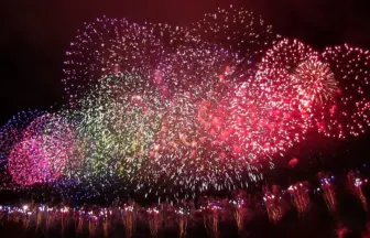 Nagano Ebisukou Fireworks Festival 2012 - Size 8 shells 100 shots super wide star mine fireworks display