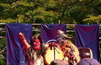 Namahage Drum Performance in Michinoku Park 2012