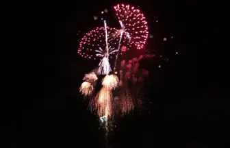 Nagano Ebisuko Fireworks Festival 2013 - Big Star mine Display Provided by Hokuto