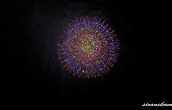 Twin Ring Motegi Fireworks Festival 2013 Autumn - Nomura hanabi 12 inch Fireworks shell