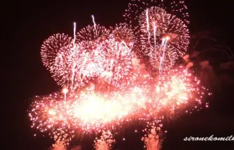 Nagano Ebisuko Fireworks Festival 2013 - Star mine Display